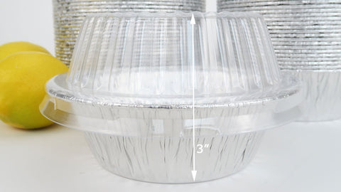 Durable Packaging recyclable aluminum pan for eco-friendly disposal