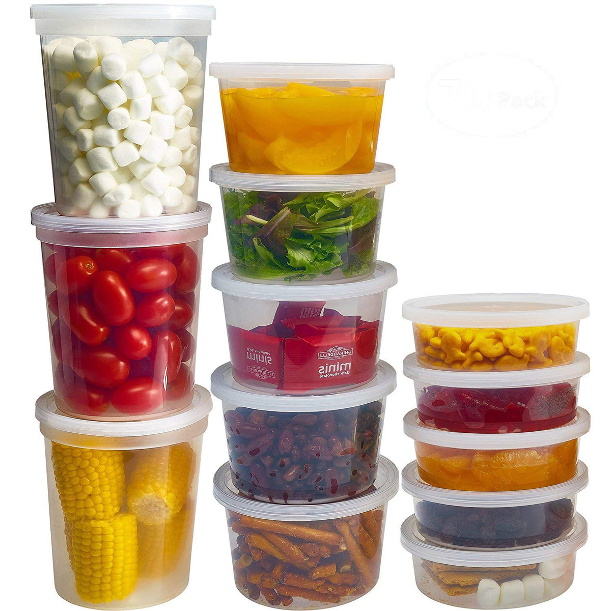 DuraHome 8oz round container for precise portions and meal prep