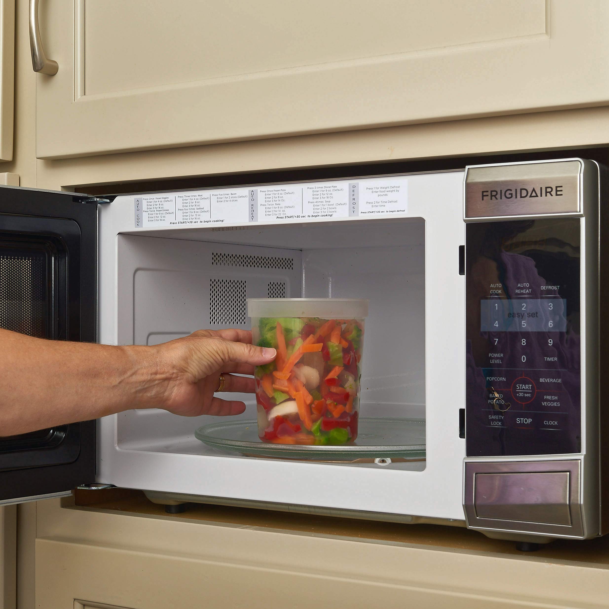 DuraHome tight-seal lids prevent leaks