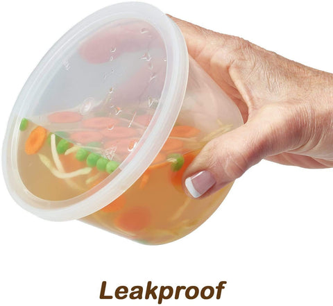 Premium tight-sealing lids for leakproof storage and freshness.