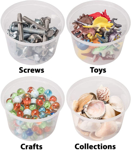DuraHome containers versatile for jewelry, crafts, nails, and small parts.