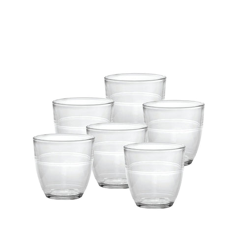 Duralex 6-pack clear 7.75 oz tumblers for everyday use