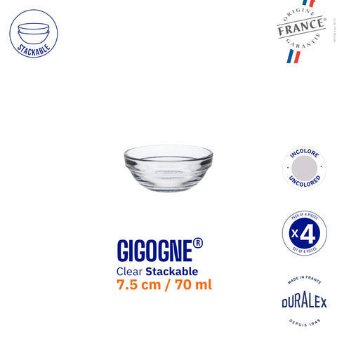 Duralex LYS France-made bowl offers iconic durability and timeless design.