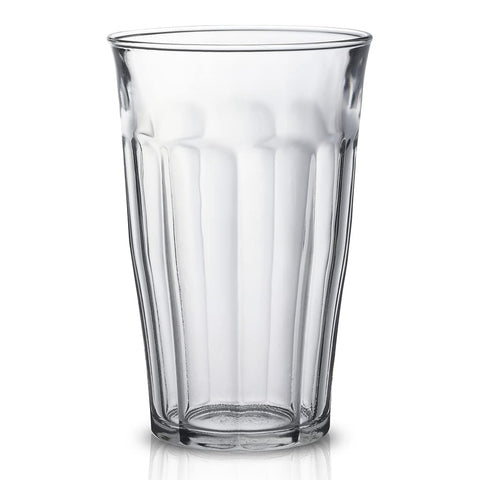 Duralex Picardie tumbler set; durable, stackable glasses for everyday use.