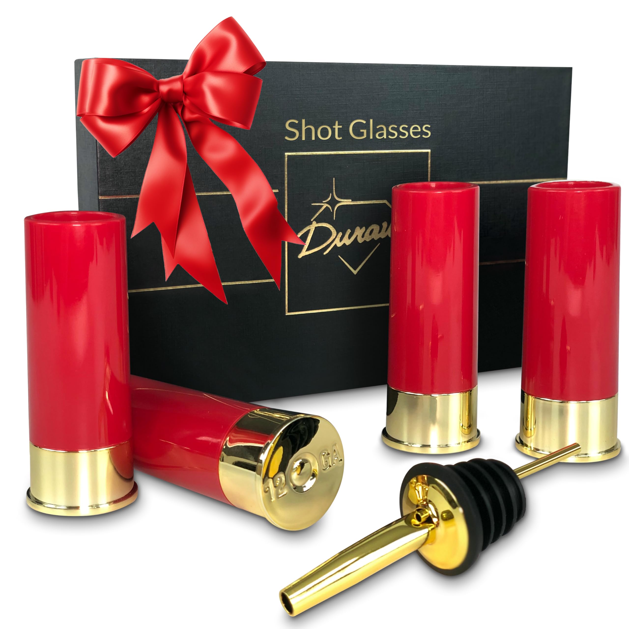 Durawe bullet shot glass with pourer, great for entertaining guests