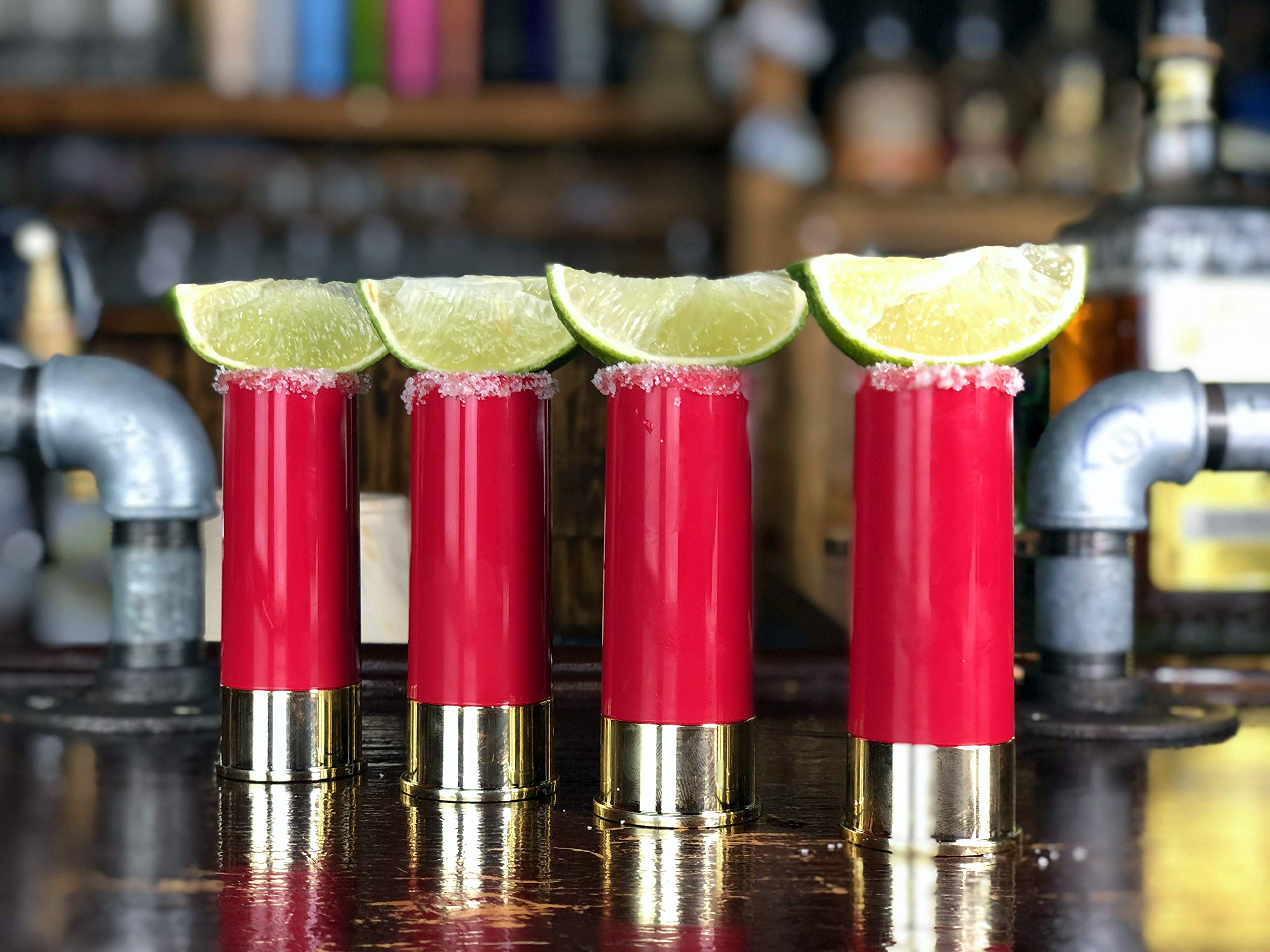 Durawe shotgun-shell shot glass set for bold party vibes