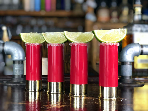 Durawe shotgun-shell shot glass set for bold party vibes