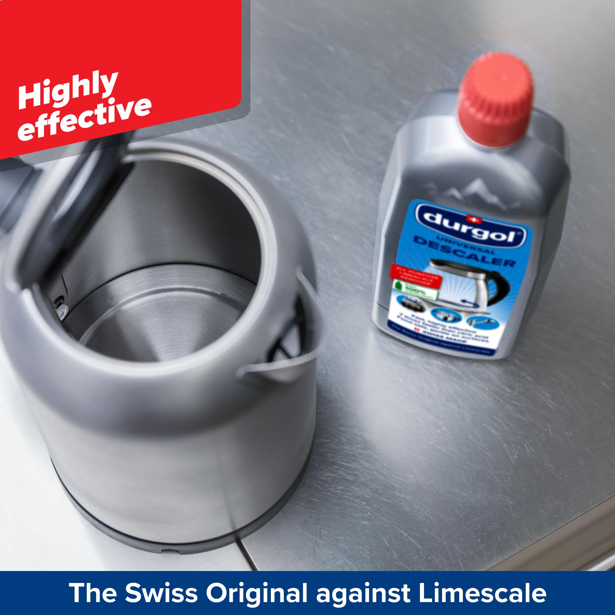 Durgol Universal bathroom glass clean for streak-free shine