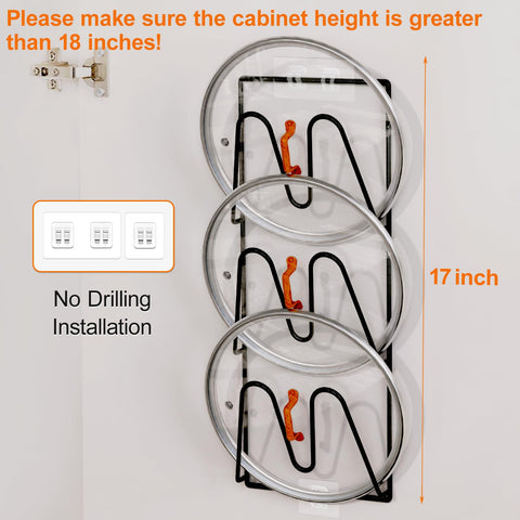 Durmmur cabinet-door mount shows door-friendly, drill-free setup.