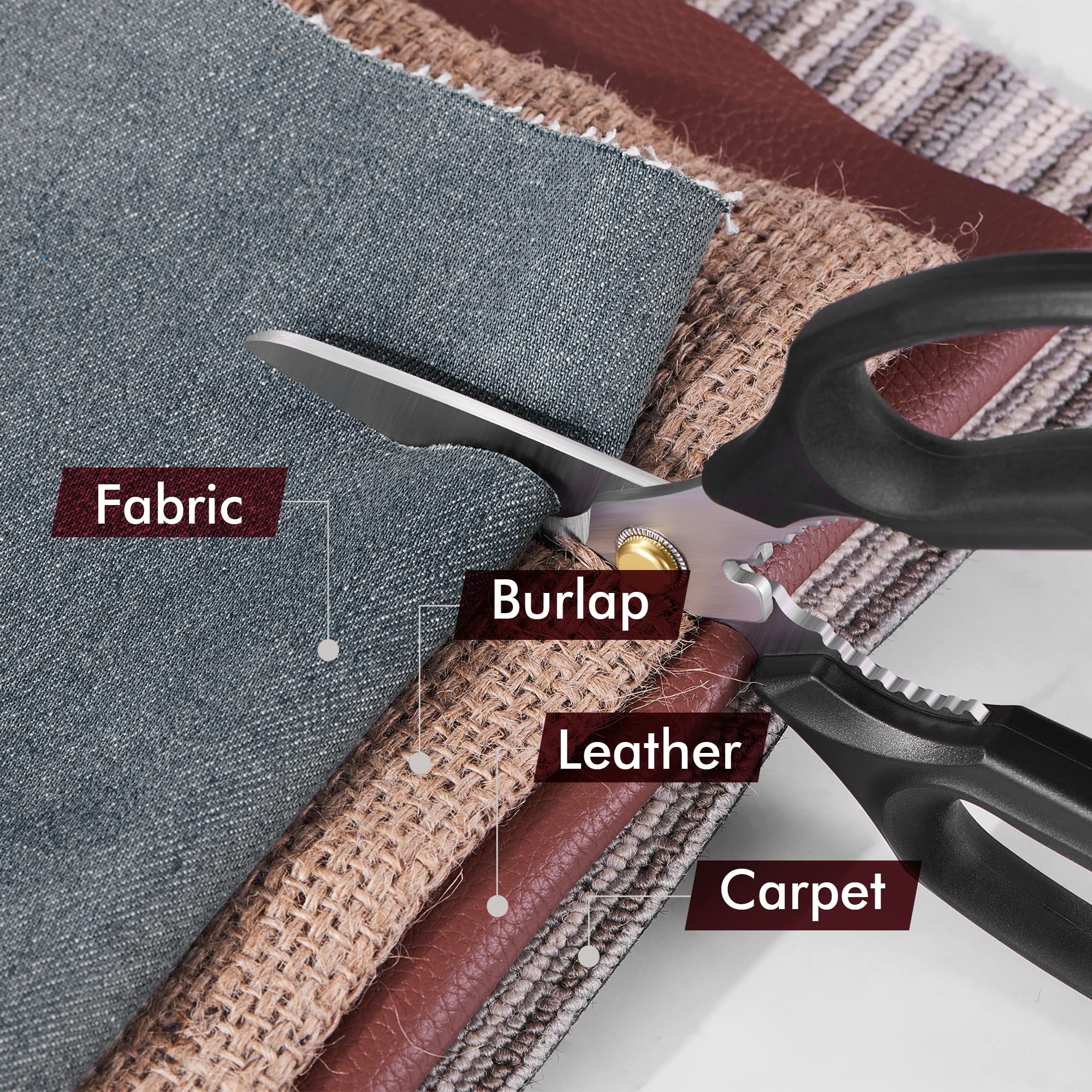 DuroX heavy duty scissors non slip grip for dry or wet use