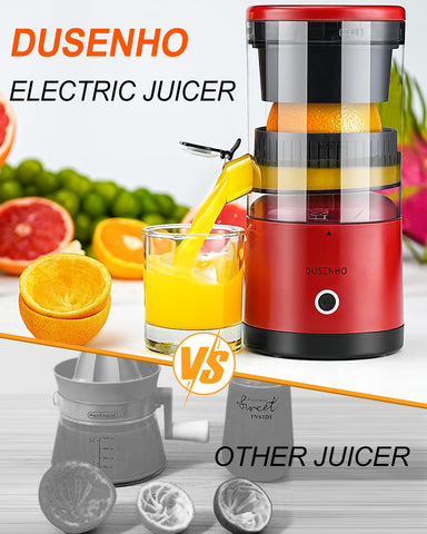 DUSENHO electric juicer easy-clean design with detachable parts.
