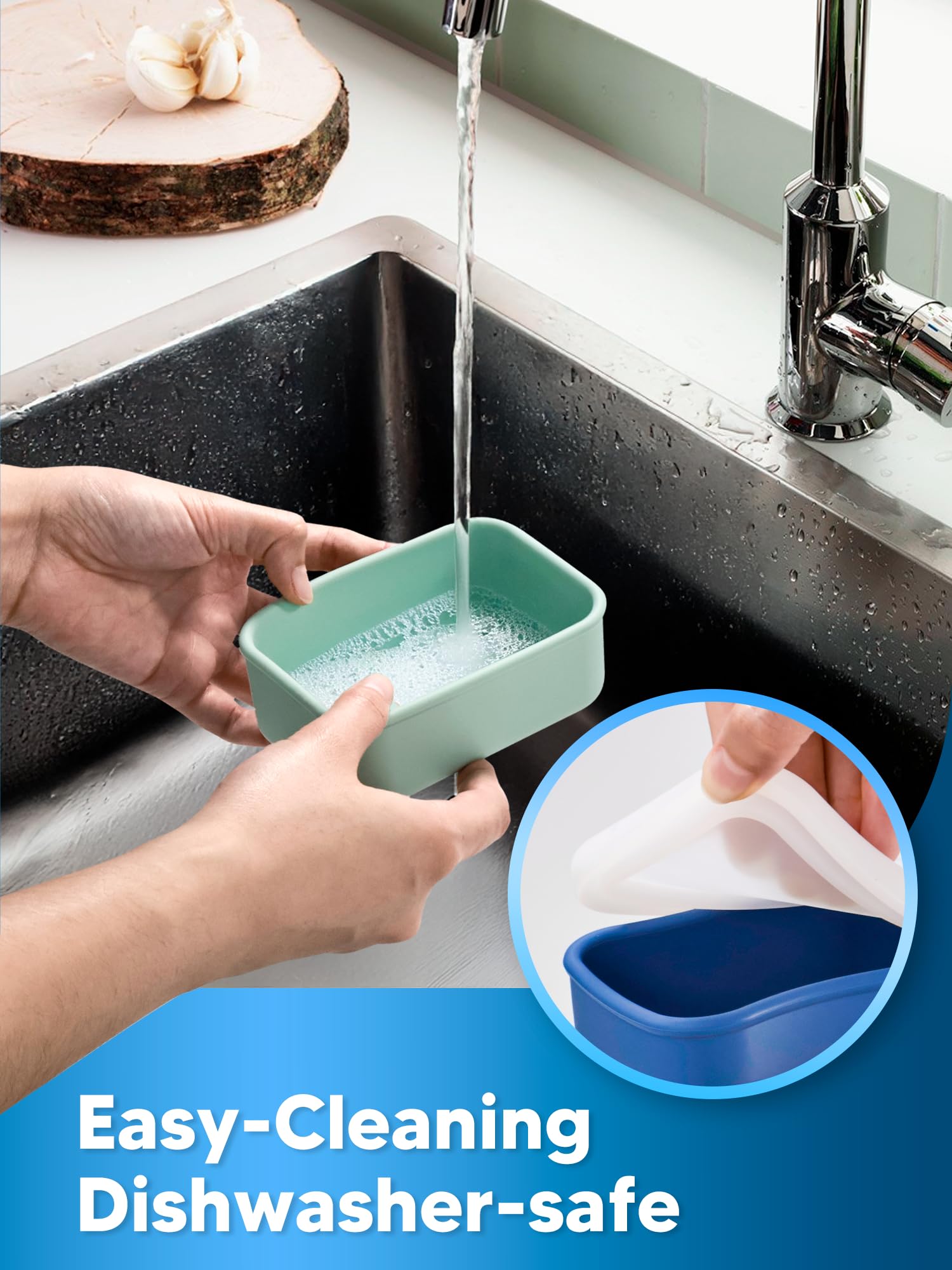 Duseu durable 12 x 8 x 4.5 cm trays resist cold temps.