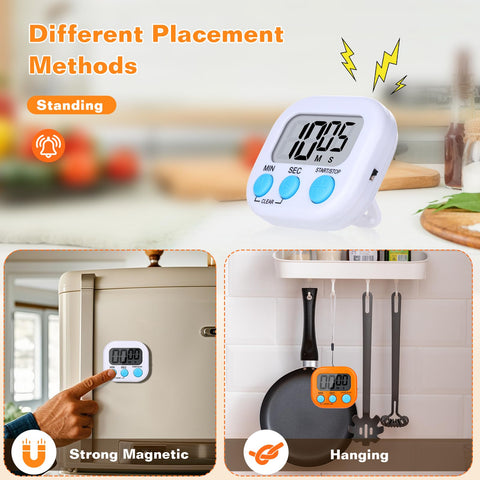 Dualshine timer with loud alarm ideal for kitchen and study