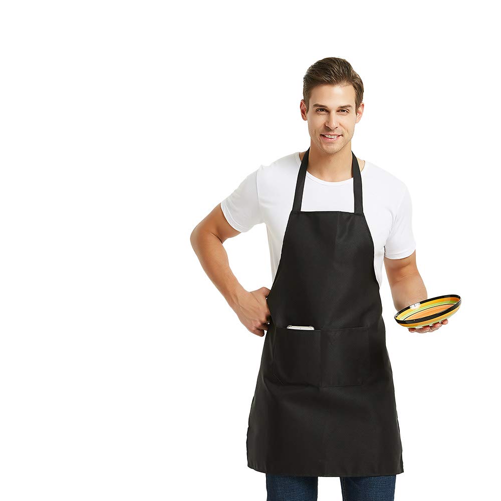 DUSKCOVE bulk pink aprons value set for kitchens and events.