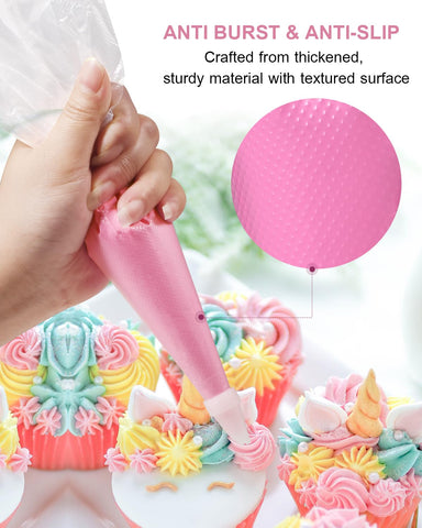 Duskeep non-slip textured bags improve grip while icing.