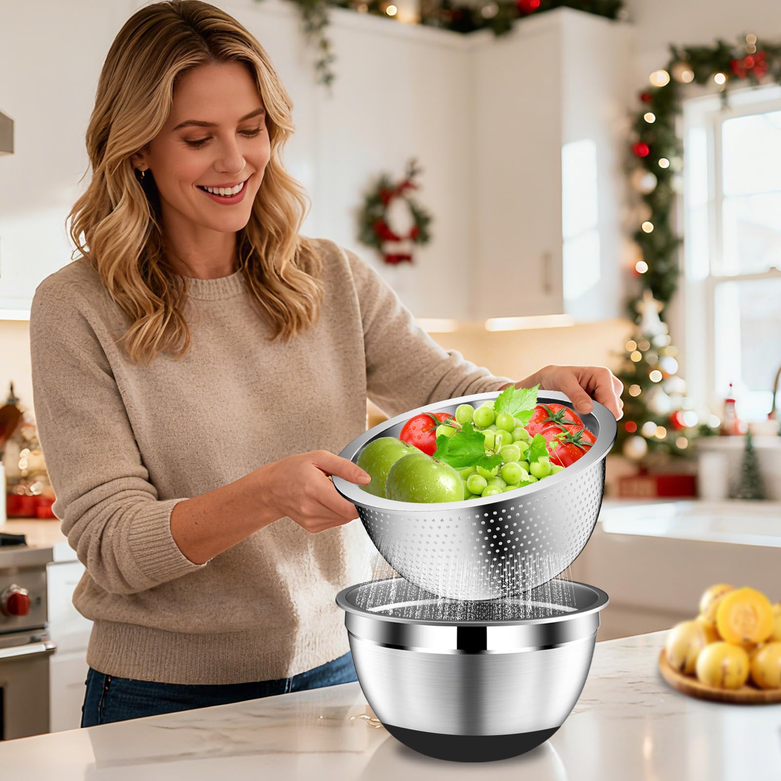 DUTZUN dishwasher-safe bowls with BPA-free lids for quick cleanup and storage.