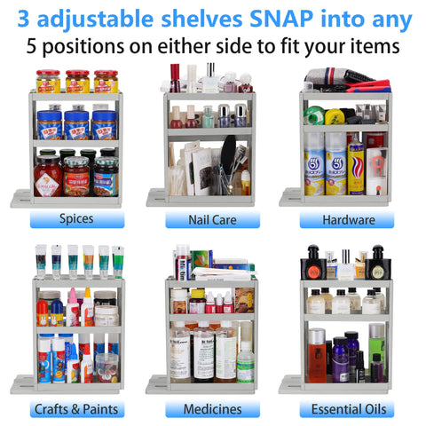 Dutiplus Medicine Organizer suitable for countertop placement without clutter