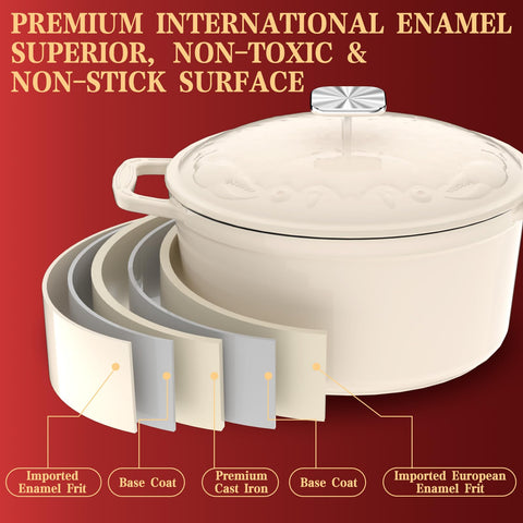 DUTZUN ergonomic handles for comfortable lifting and steady stirring.