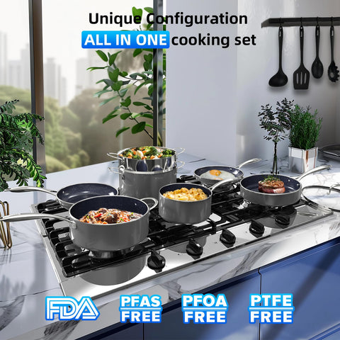 DUXANO induction-ready bottom-base demonstrates rapid, even heating across all stove types.