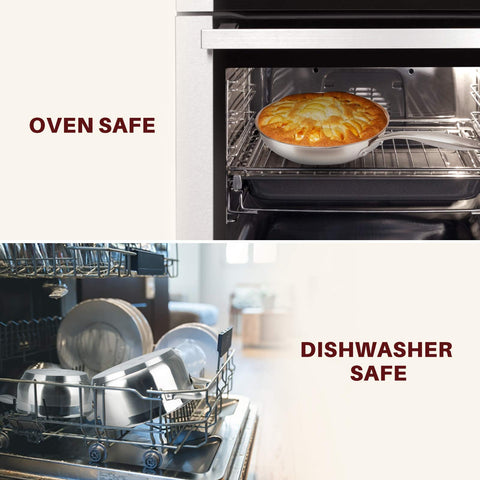 Duxtop induction-compatible cookware works smoothly on induction and other stoves.