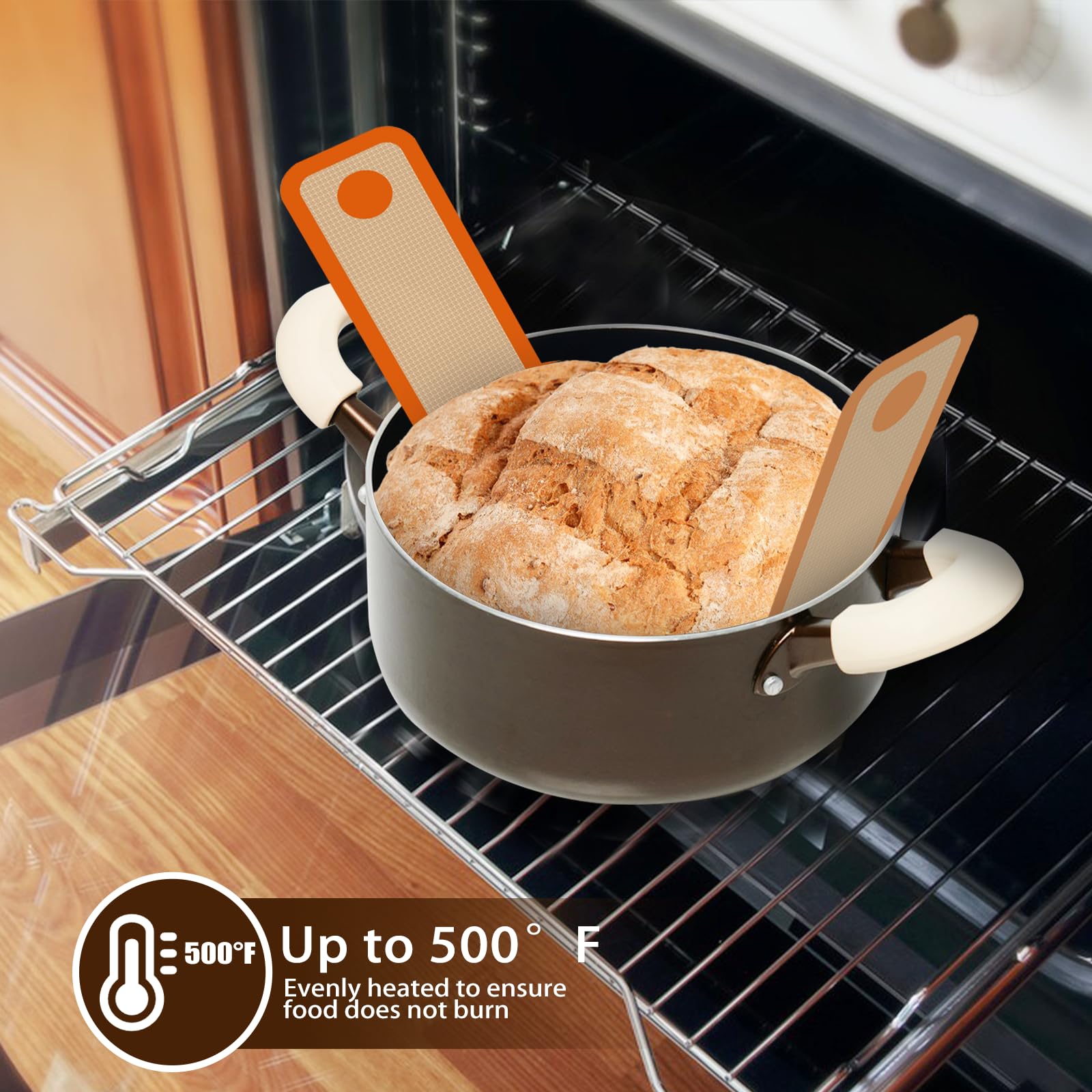 Dwavele oval bread sling demonstrates heat resistance and grip.