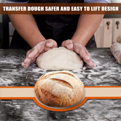 Dwavele silicone bread sling used for multiple baking tasks.