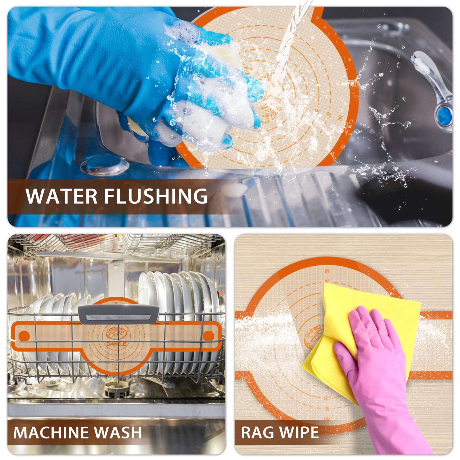 Close-up of Dwavele silicone bread sling surface, heat-resistant and easy-clean.
