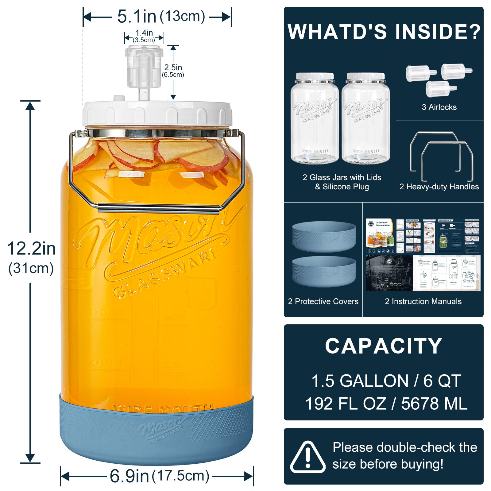 Dwbligt jars feature precise ml and oz markings for consistent batches.