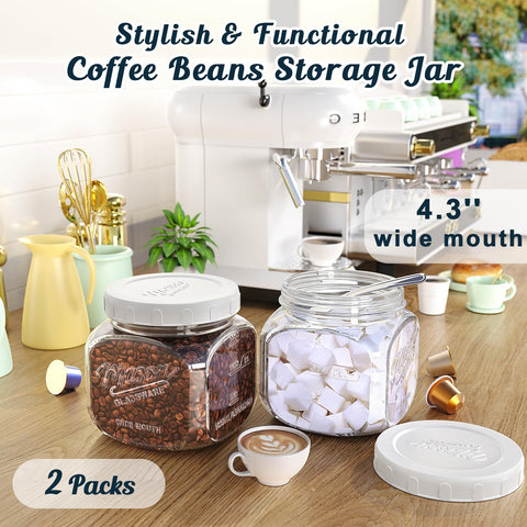 Dwbligt dishwasher-safe glass jar supports simple cleaning after use