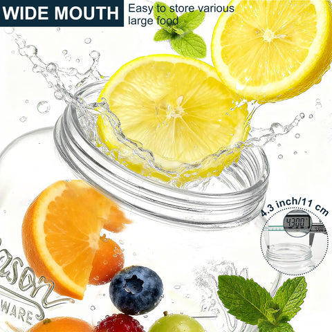 Stainless steel handle on Dwbligt jar offers secure transport.