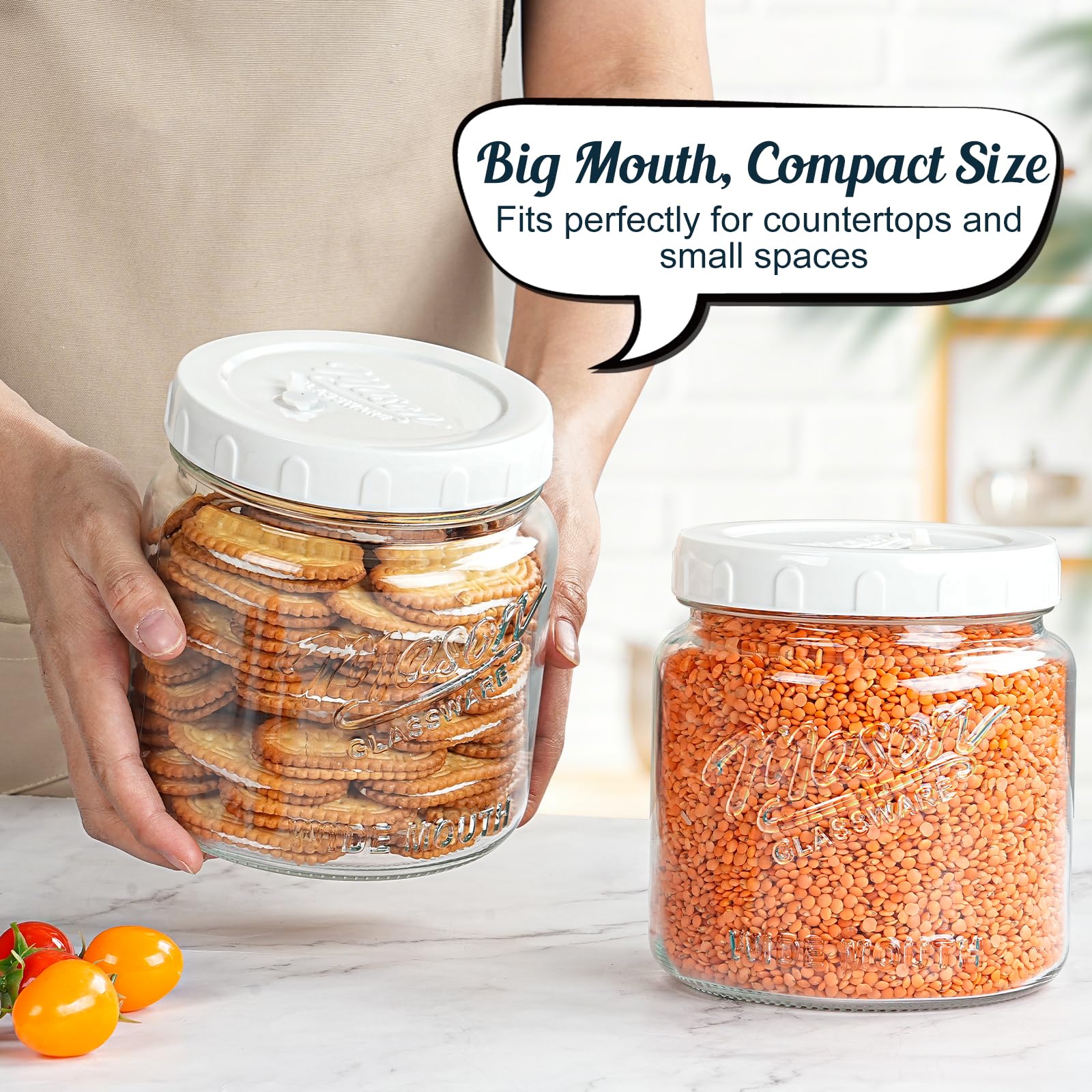 Dwbligt large-capacity jar ideal for large-batch pickles, sauerkraut, or mead