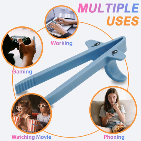 DWEHSHIELD snack grabber with colorful designs for grease-free snacking.