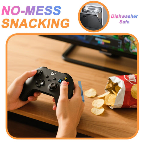 DWEHSHIELD chopsticks with textured tips prevent slips during gaming.