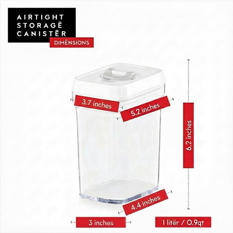 DWËLLZA KITCHEN BPA-free durable plastic supports safe, long-lasting pantry storage.