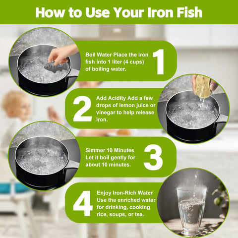 DWETG Iron Fish added to a curry pot to enrich meals.