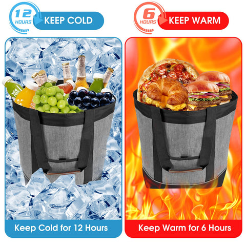 Dwscroad leakproof seams insulated cooler, prevents leaks even with melted ice