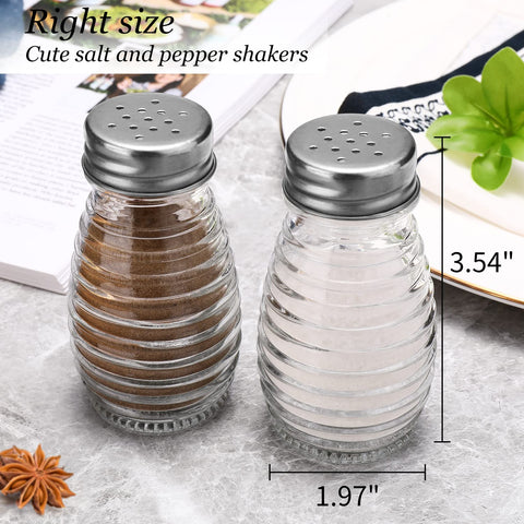 DWTS DANWEITESI Glass Pepper Shaker Oval highlights pepper easily within stylish kitchenware.