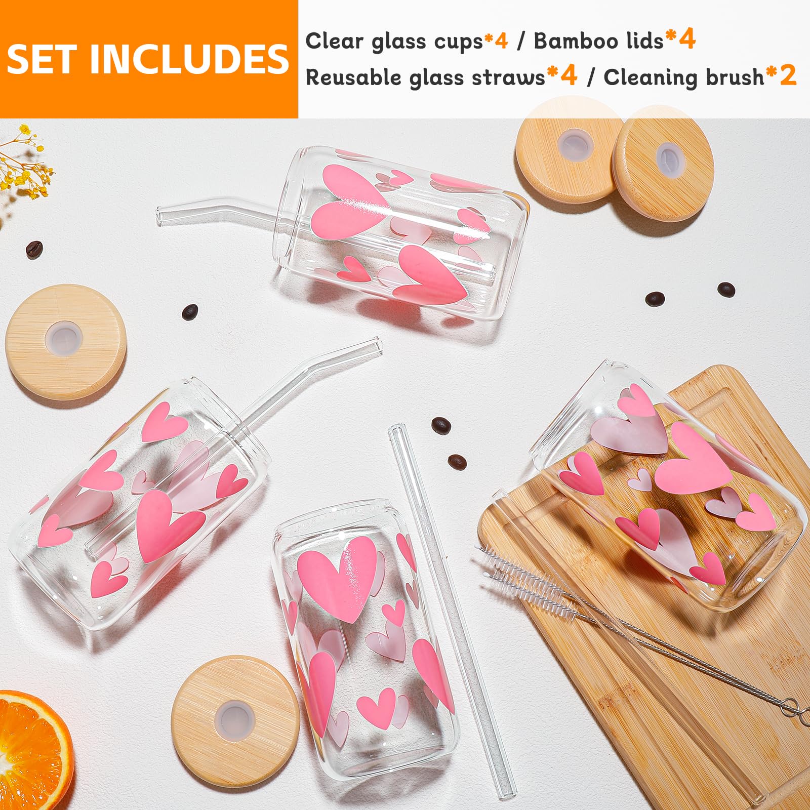 DWTS DANWEITESI Jar-shaped glass design elevates everyday serving visually