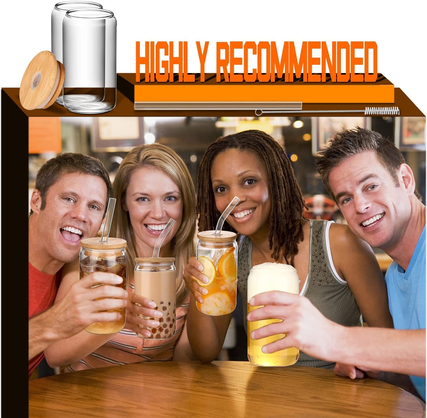 DWTS Danweitessi versatile glass tumbler for home, cafe, or gifts