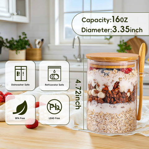 DWTS Danwitesi portion controlled jar helps tailor breakfast portions and nutrition goals