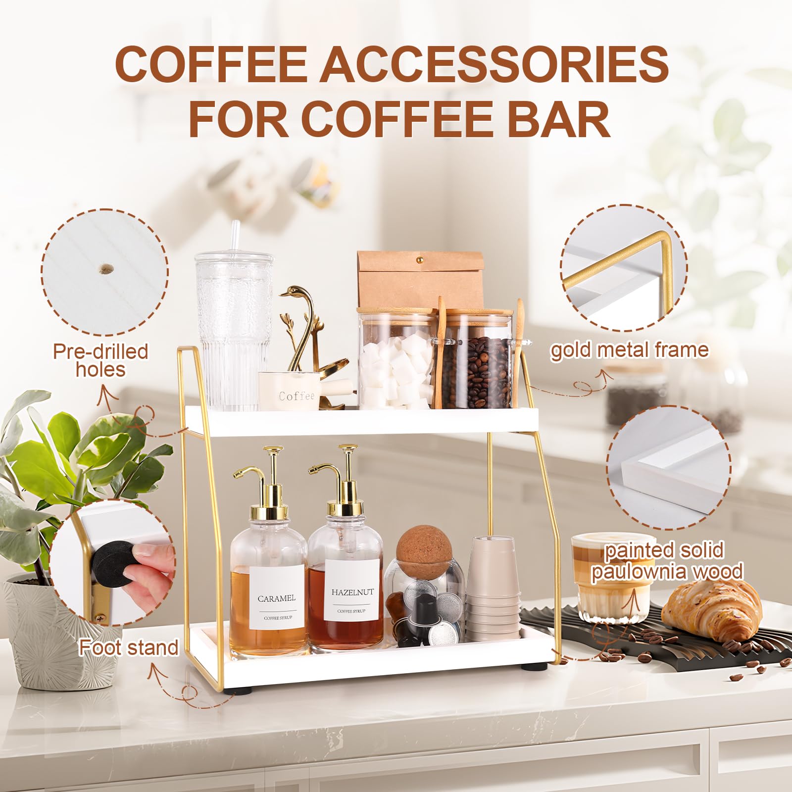 DWTS multi-functional storage for coffee, tea, and spices.