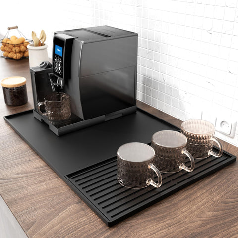 DXOKNQG silicone coffee mat ideal under coffee machines or dish racks for organized spaces