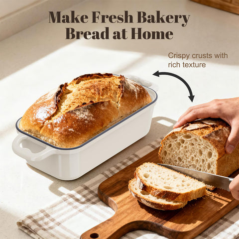 DYCYRQ steam-trap lid for mini Dutch oven in cream finish