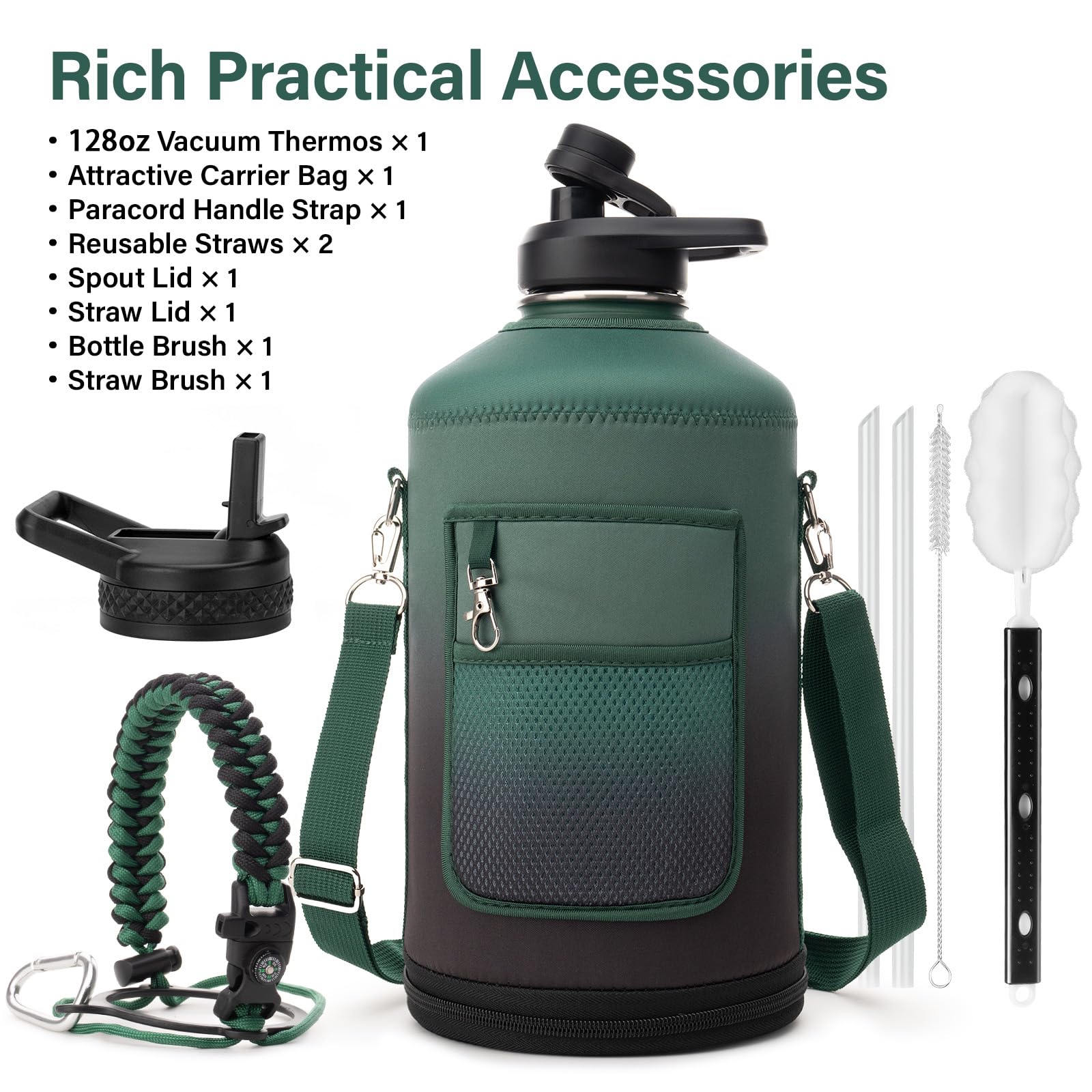 DYSANKY 1-gallon vacuum jug with thickened stainless steel for temperature control.