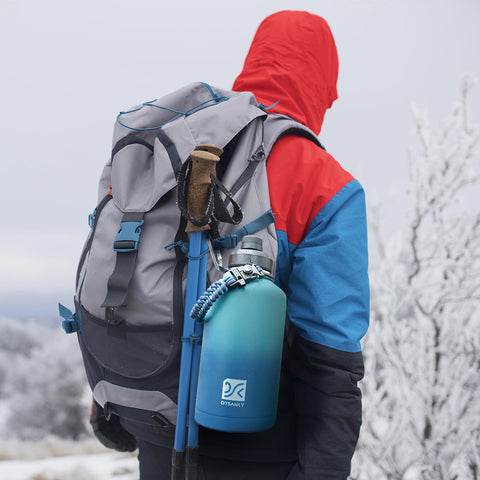 DYSANKY bottle braided handle rope provides comfortable grip