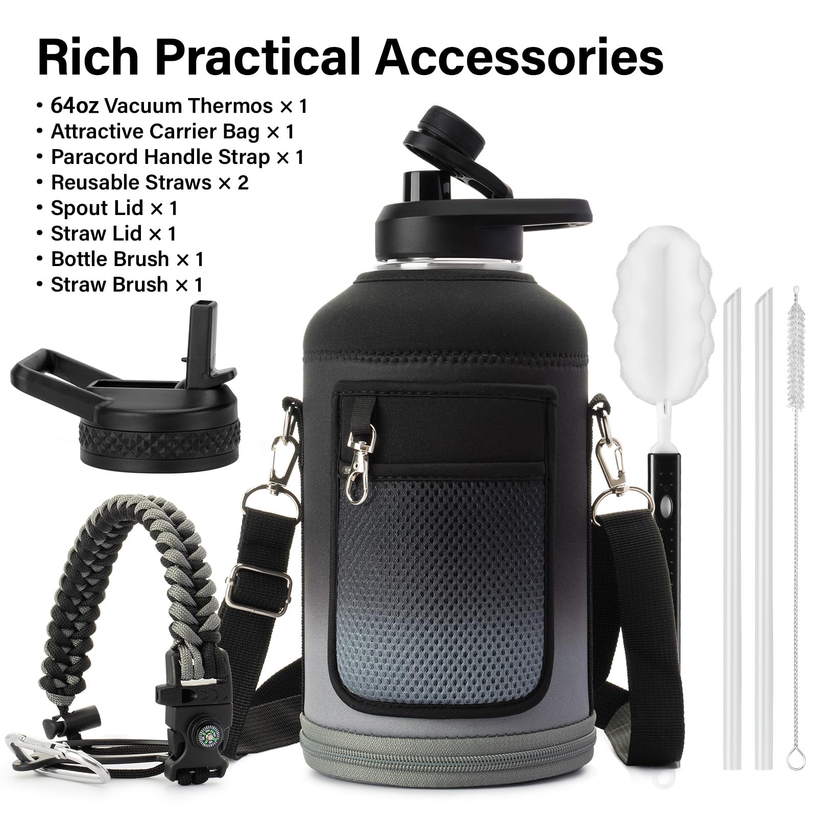 DYSANKY bottle carrier bag in vibrant color for easy transport.