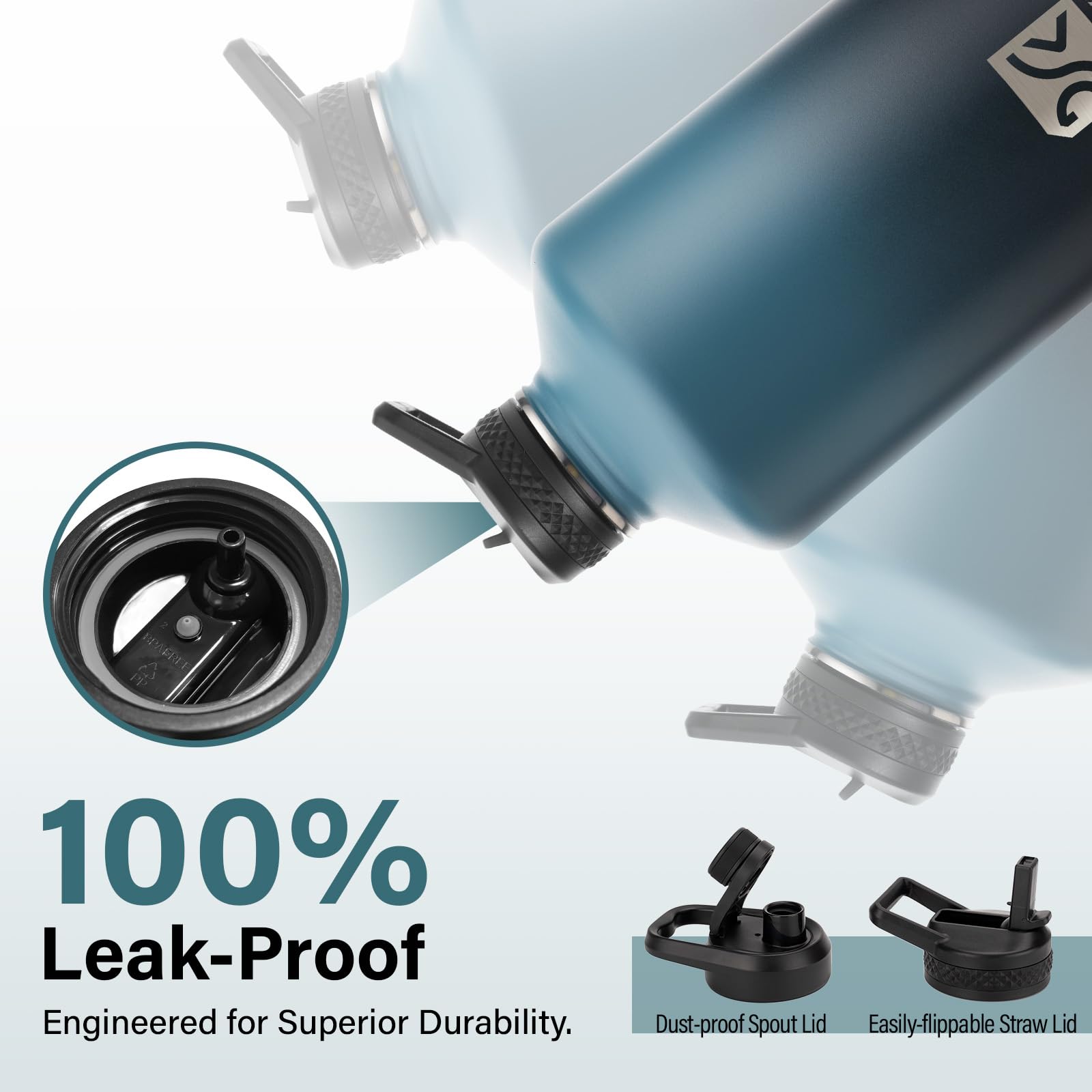 DYSANKY bottle scratch-resistant coating keeps its look during daily use.