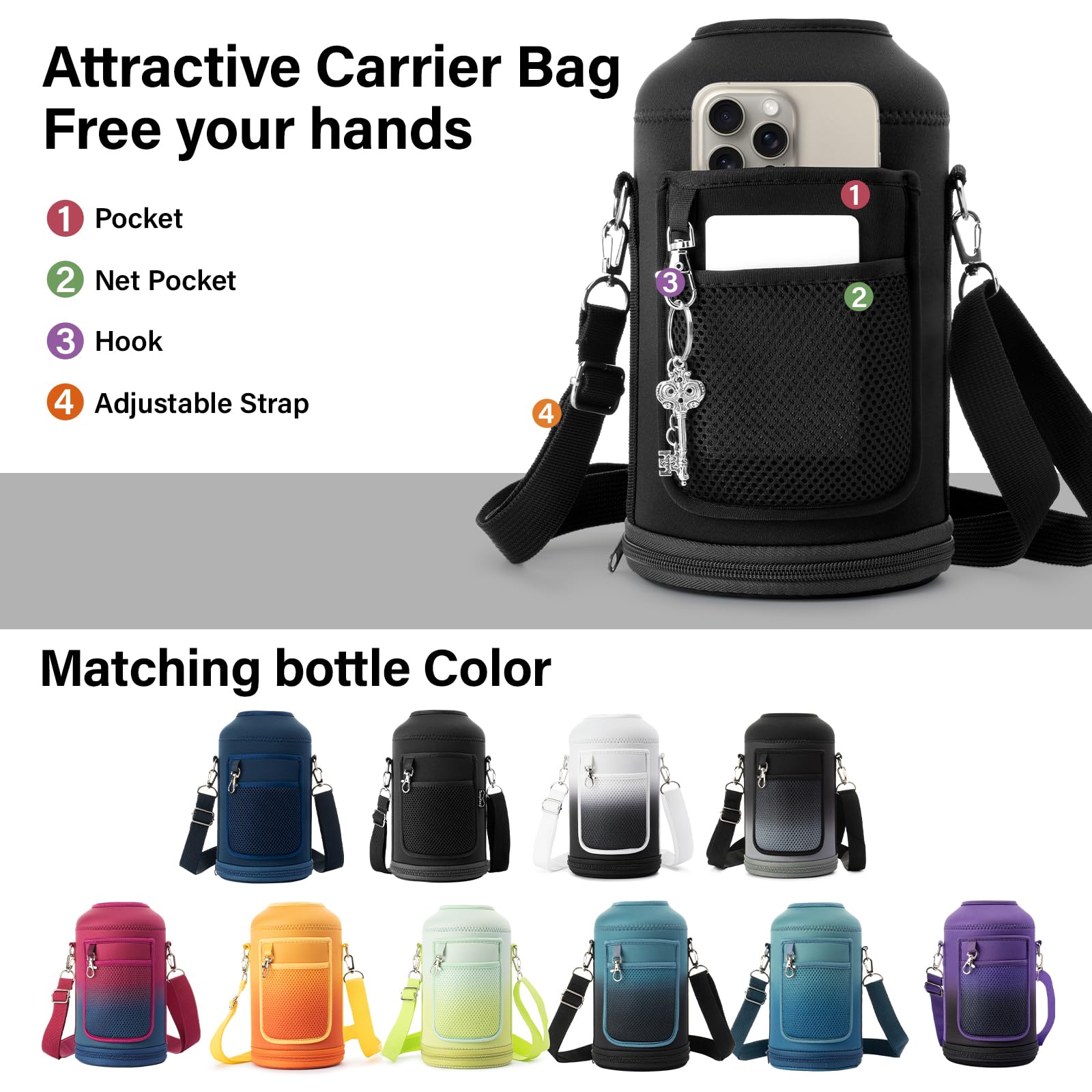 DYSANKY braided handle rope provides comfortable grip during hikes.