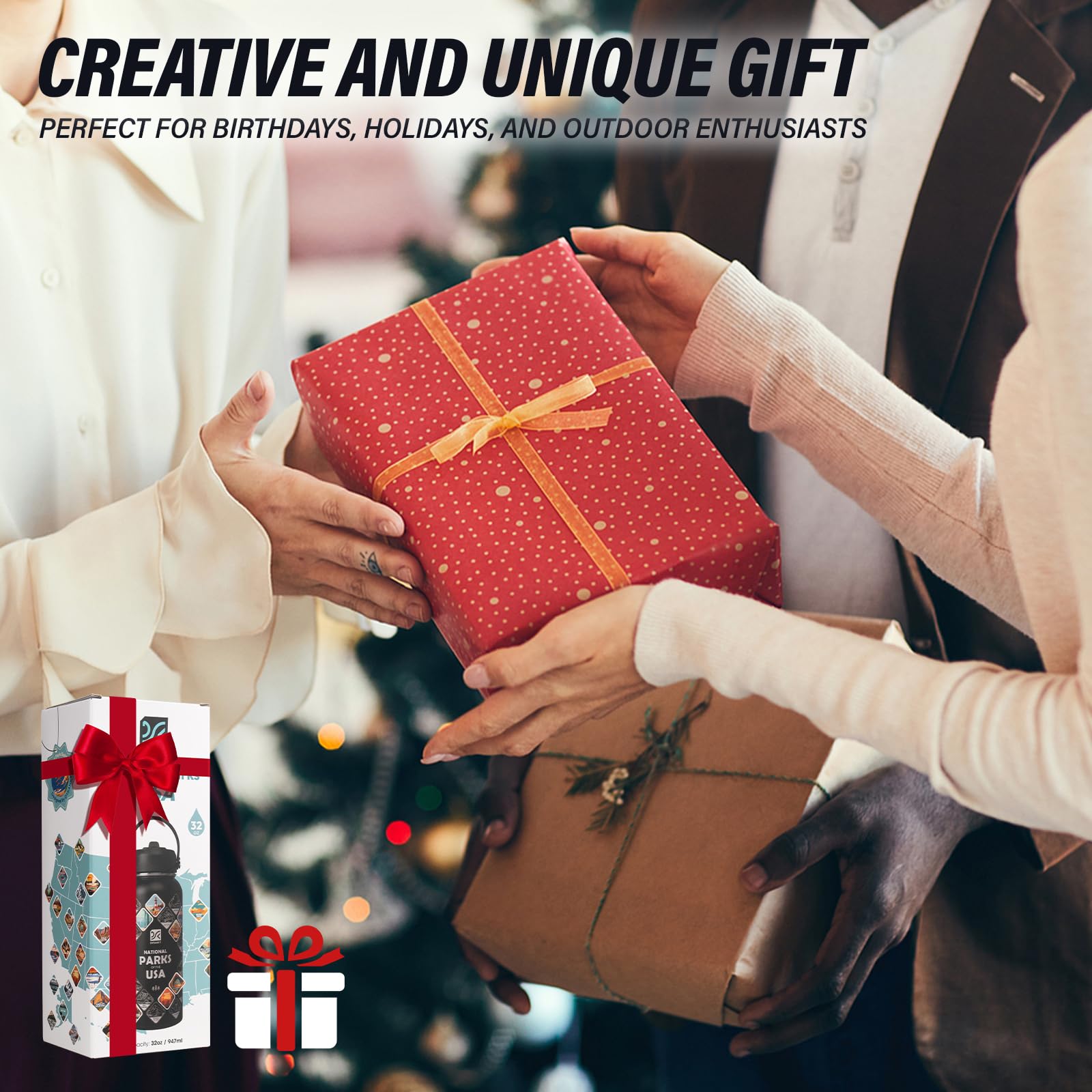 DYSANKY braided rope handle with compass for easy carry and navigation.