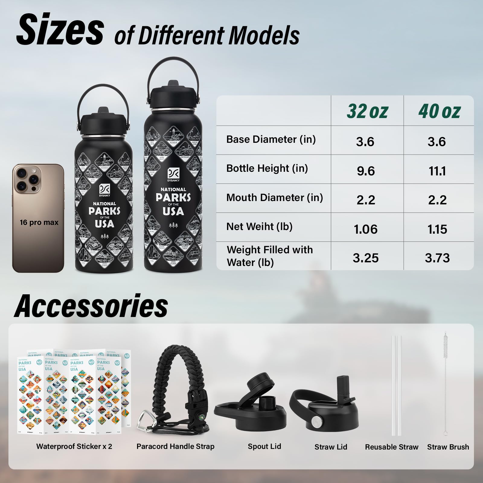 DYSANKY premium gift box packaging makes a ready-to-gift outdoor accessory.